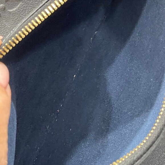 Louis Vuitton Neverfull MM Black Empriente Leather w/ Pouch (JB1334) - Picture 6 of 14